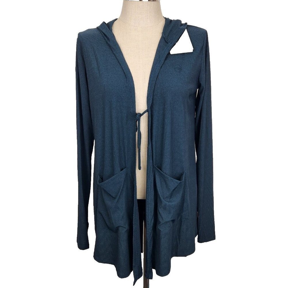 Veil Modesty Garments NWT Move It Hooded Cardigan Womens XL Emerald Green Active